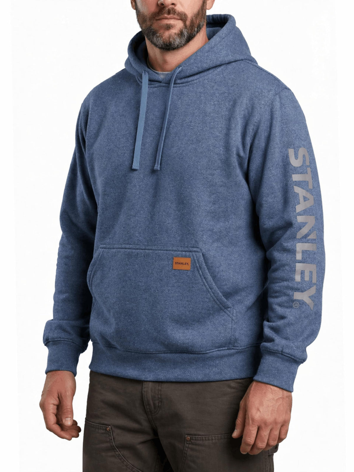 STANLEY Heavyweight Hoodie Men - Work Hoodie Heavy Duty Pullover Sweatshirt