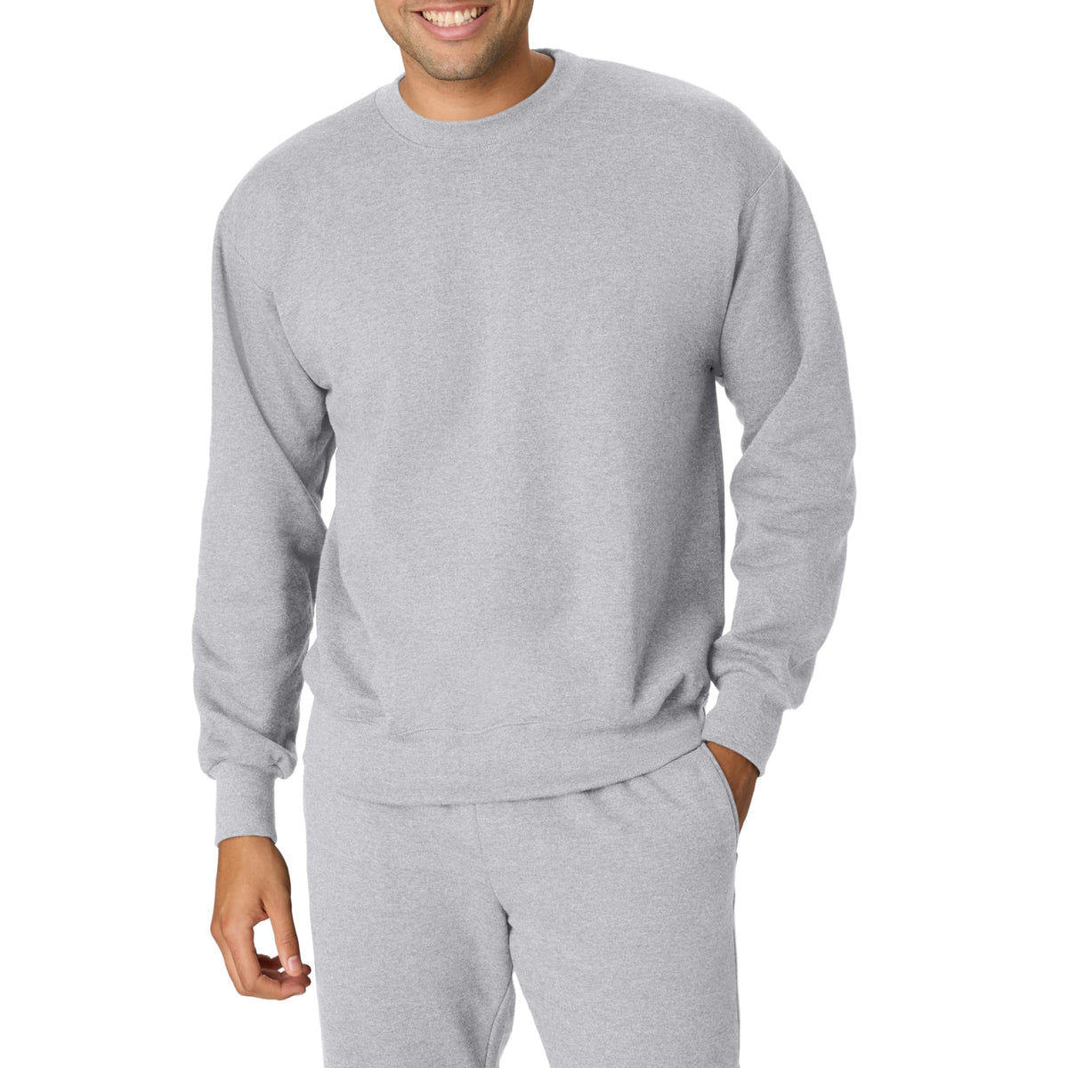Hanes Men's Ultimate Sweatshirt, Heavyweight Fleece Sweatshirt, Crewneck Pullover for Men