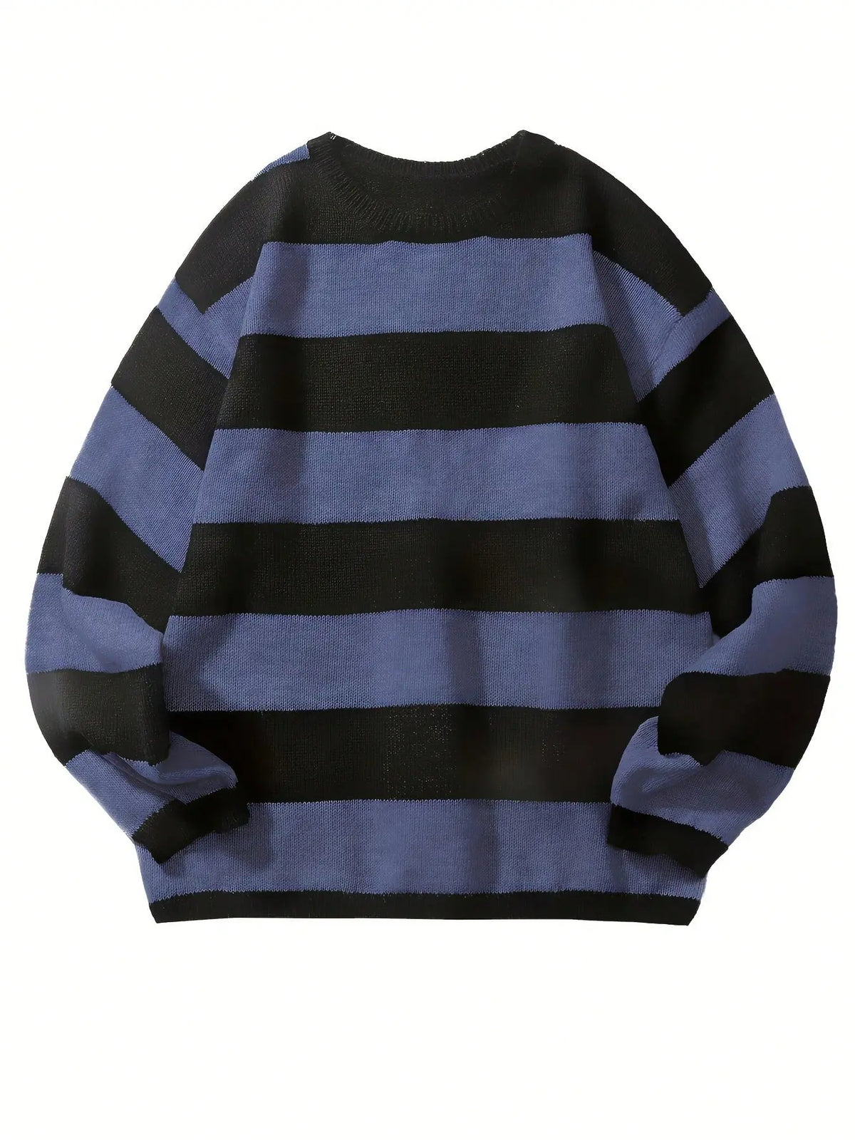 Autumn & Winter New American Boyfriend Style Loose Fit High School Teenager Sweater Pullover, Couple Matching Striped Design for Men & Women