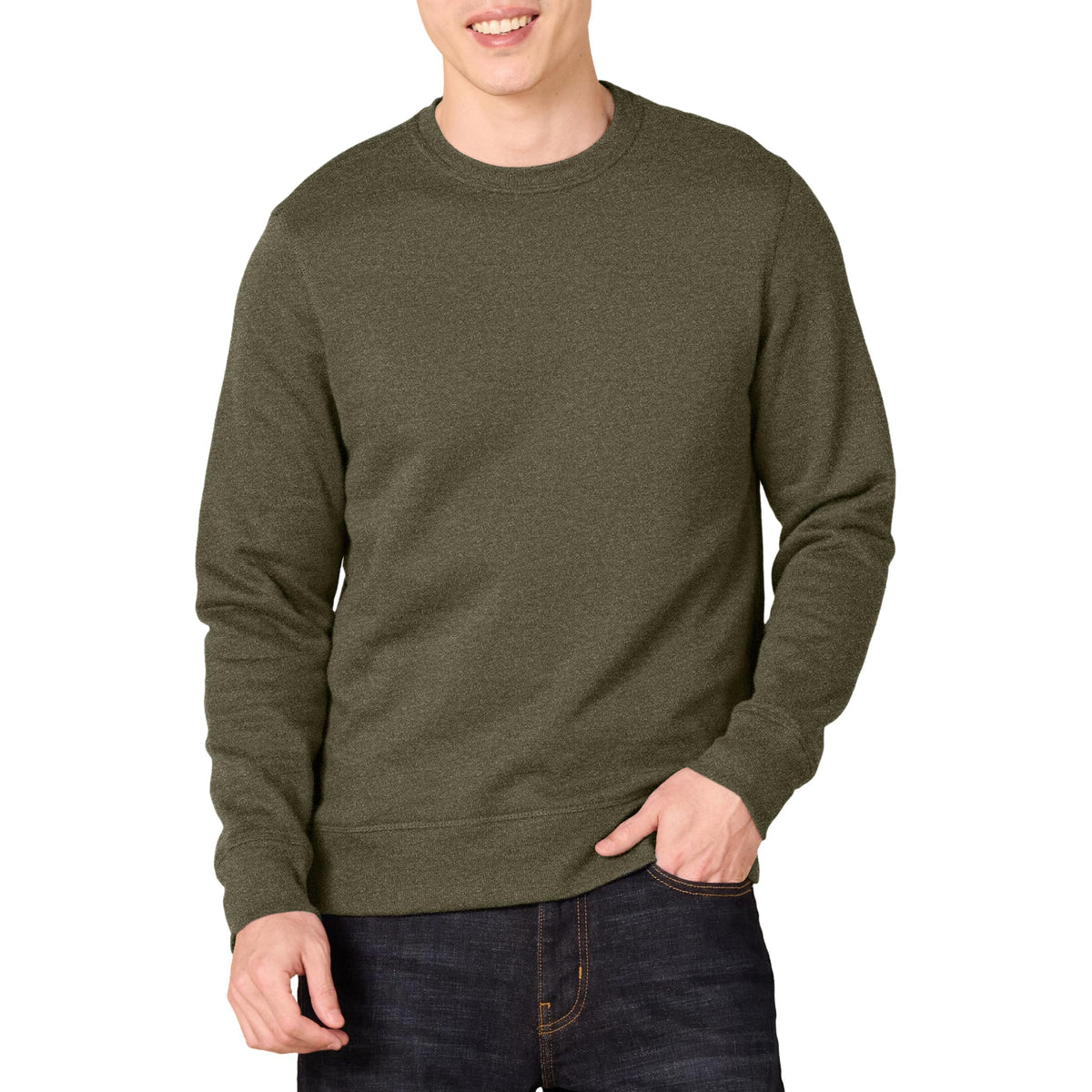 Amazon Essentials Men's Crewneck Fleece Sweatshirt