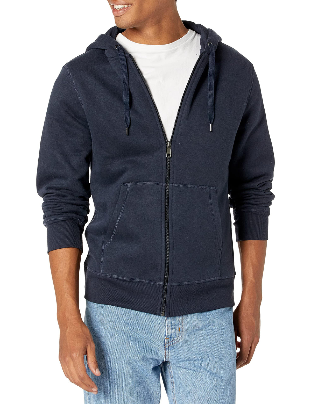 Amazon Essentials Men's Full-Zip Fleece Hoodie Sweatshirt (Available in Big & Tall)