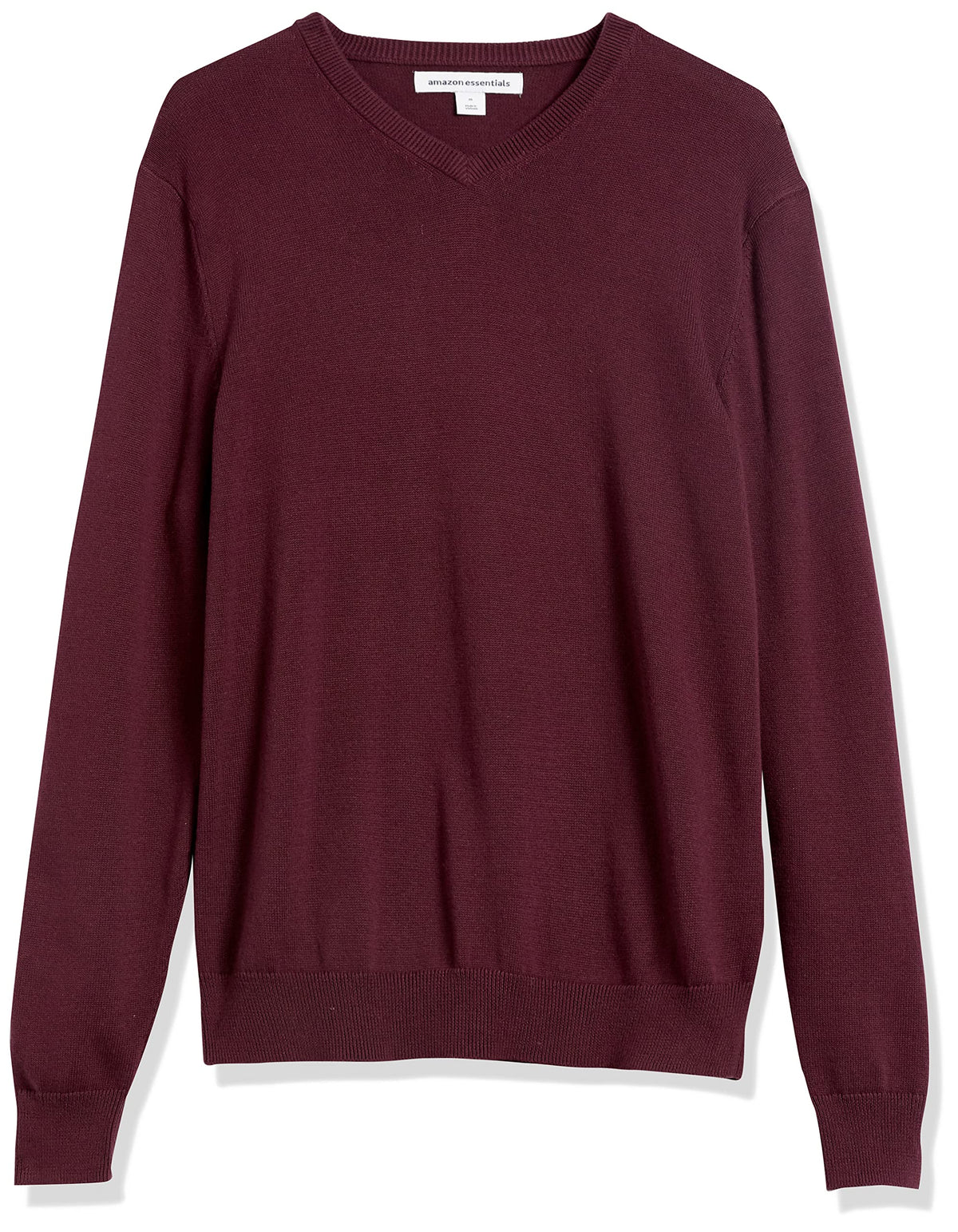 Amazon Essentials Men's Regular Fit Cotton V-Neck Pullover Sweater (Available in Big & Tall)