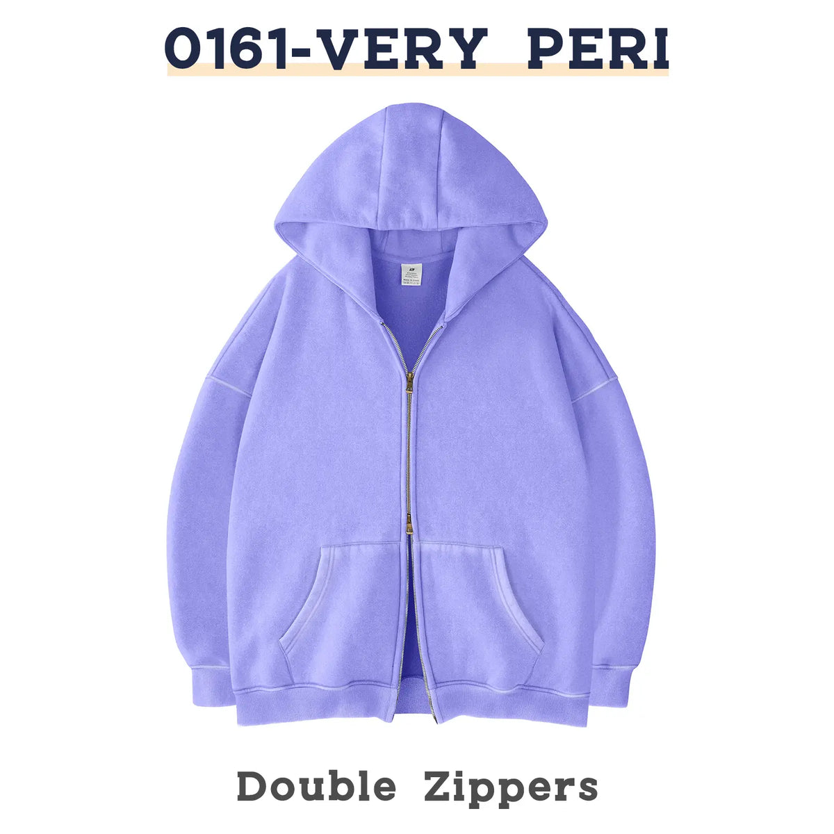 FAIABLE Unisex Oversized Zip-Up Hoodie in Acid Wash Heavyweight Cotton Fleece with Oversized Pockets & Stretch Ribbed Cuffs for Men & Women Casual Sweatshirt