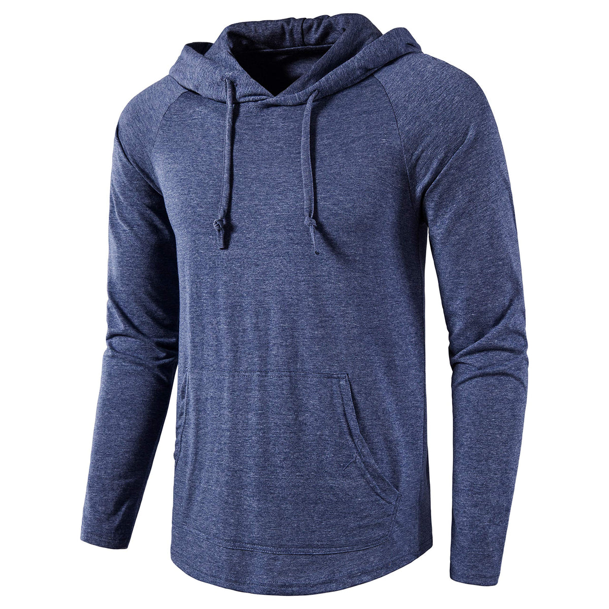 SIR7 Men's Gym Workout Active Long Sleeve Pullover Lightweight Hoodie Casual Hooded Sweatshirts