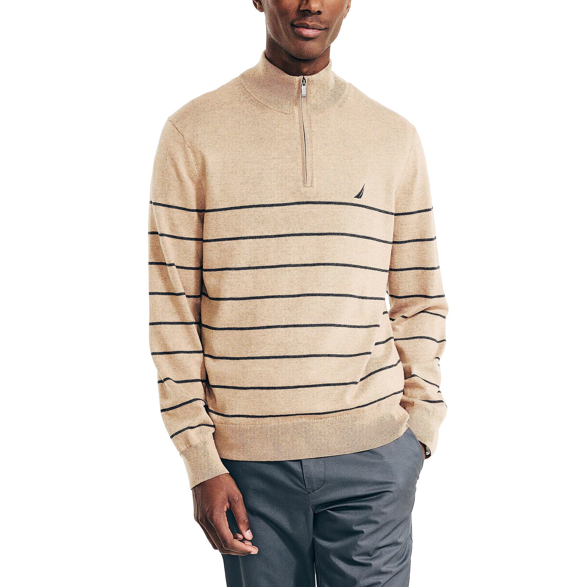Nautica Men's Quarter-Zip Sweater