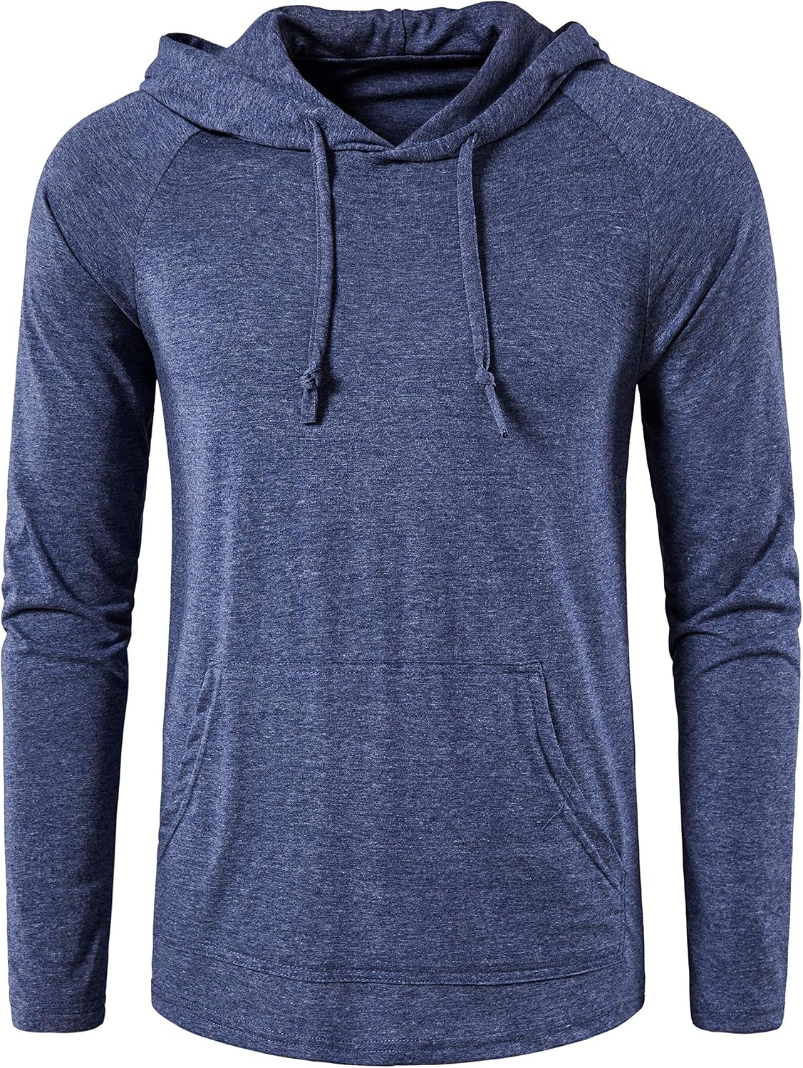 SIR7 Men's Gym Workout Active Long Sleeve Pullover Lightweight Hoodie Casual Hooded Sweatshirts
