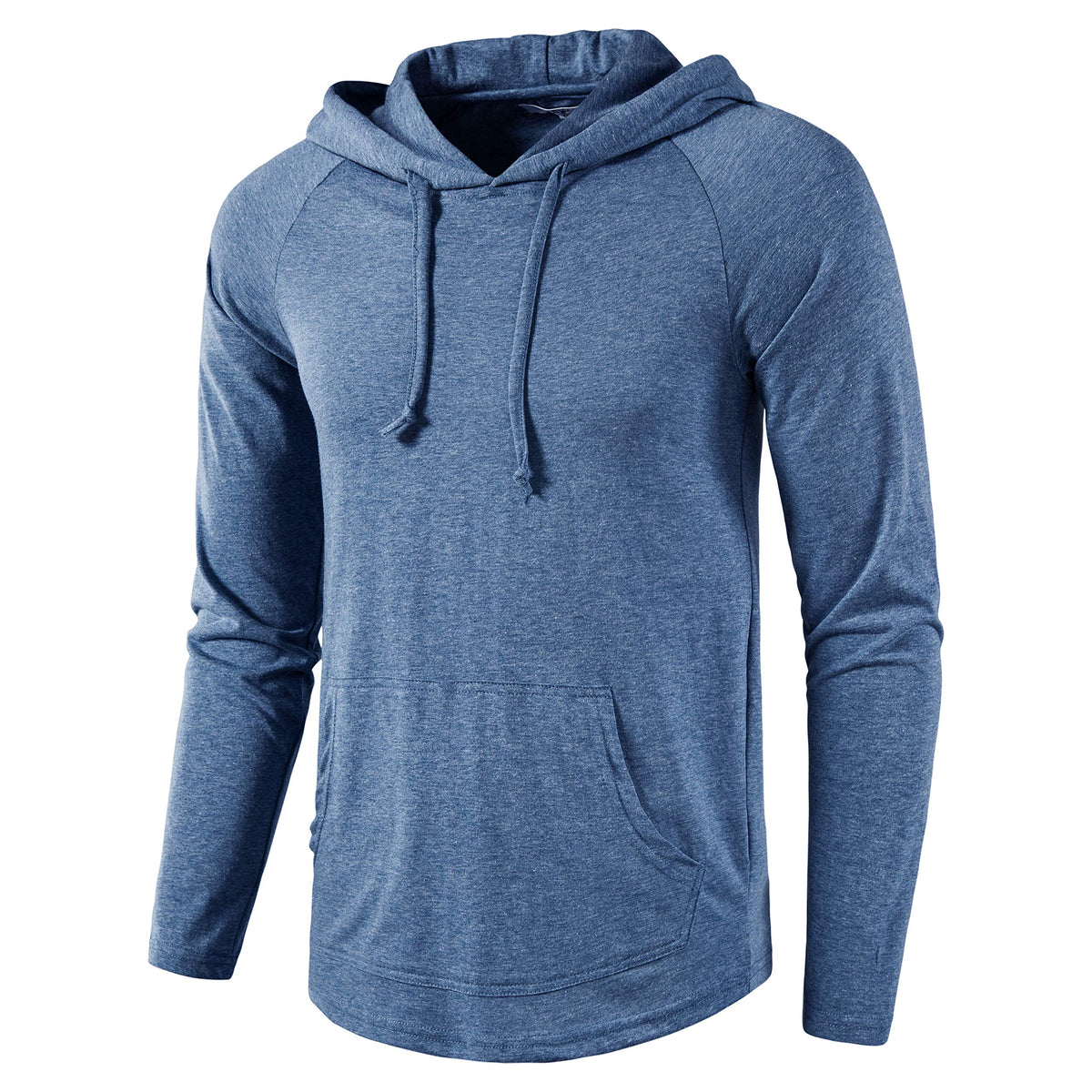 SIR7 Men's Gym Workout Active Long Sleeve Pullover Lightweight Hoodie Casual Hooded Sweatshirts