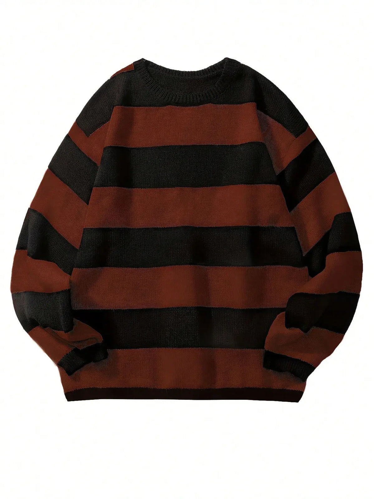 Autumn & Winter New American Boyfriend Style Loose Fit High School Teenager Sweater Pullover, Couple Matching Striped Design for Men & Women