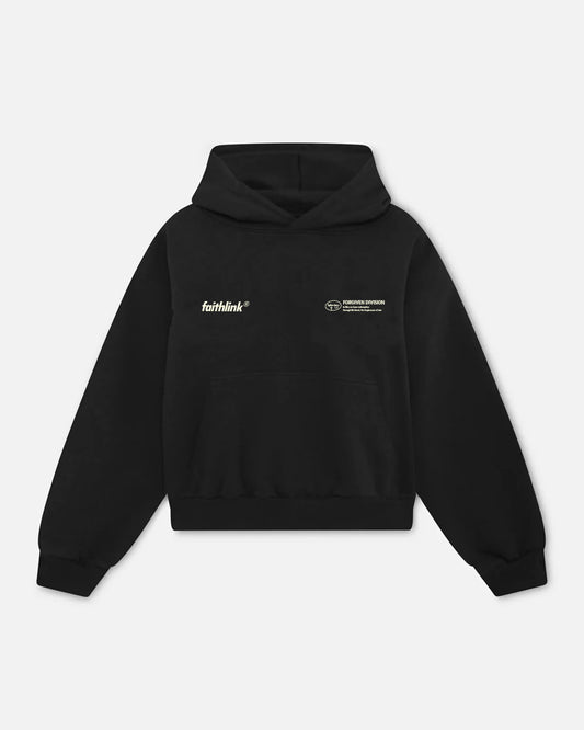 Faith Link Co. - Forgiven Hoodie - 100% Premium Cotton, Message-Driven and Scripture-Based Design (Ephesians 1:7) Menswear Graphic Graphic Hoodies Graphichoodie